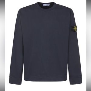 Stone Island Logo-Patch Crewneck Sweatshirt